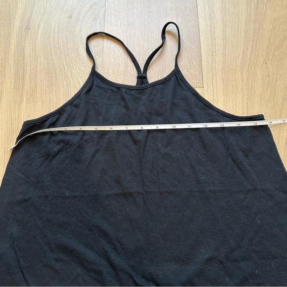 Old Navy Cotton Halter High Neck Black Lightweight Tank Top Tennis Active Small - Picture 2 of 8